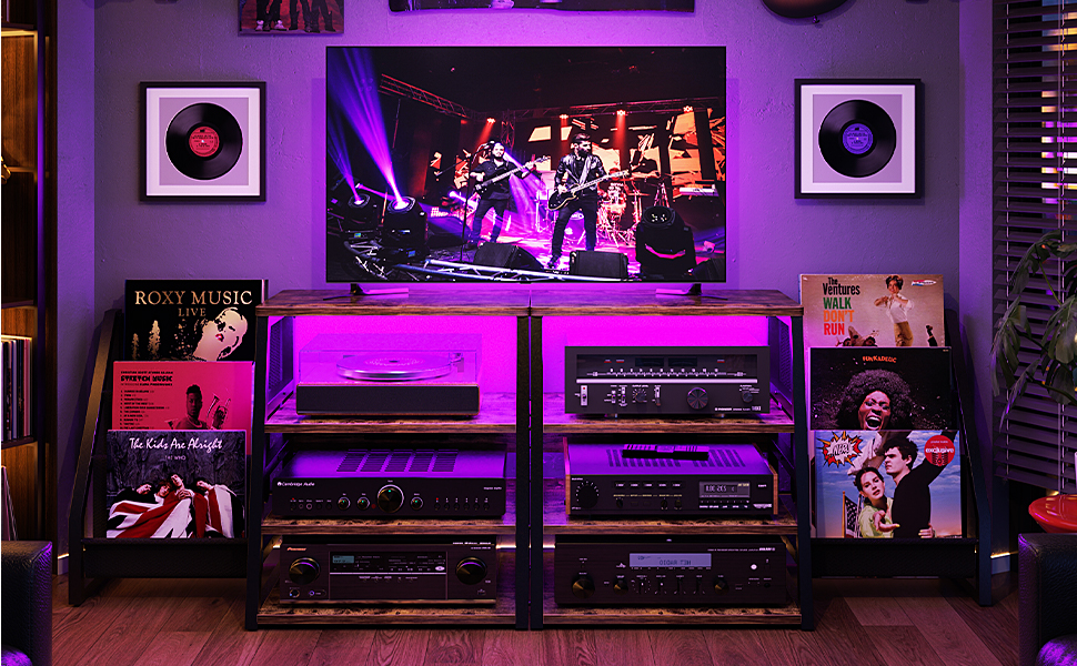av media stand stereo stand and racks stereo stand with record storage audio rack