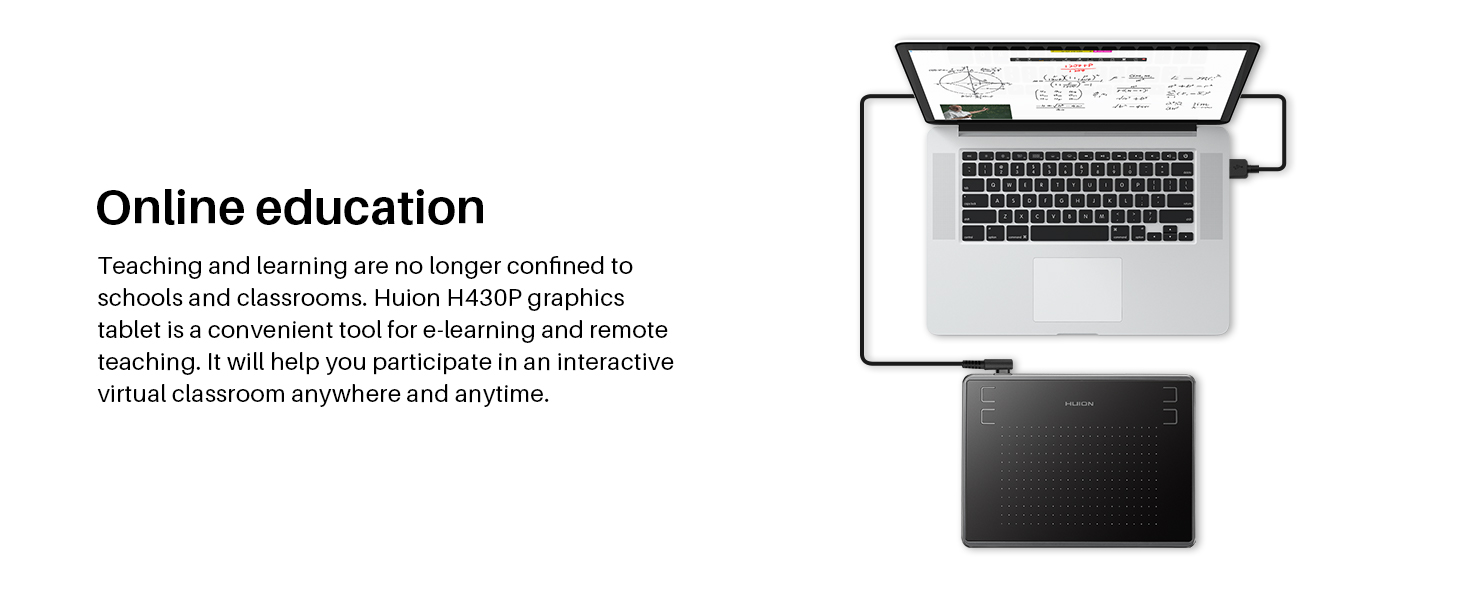 HUION H430P drawing tablet graphic tablet
