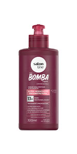 Salon Line, Shampoo, SOS Bomba Original, Ultra-Hidratação Reconstrutora, Vegano - Para Todos os Tipos de Cabelos, 300ml