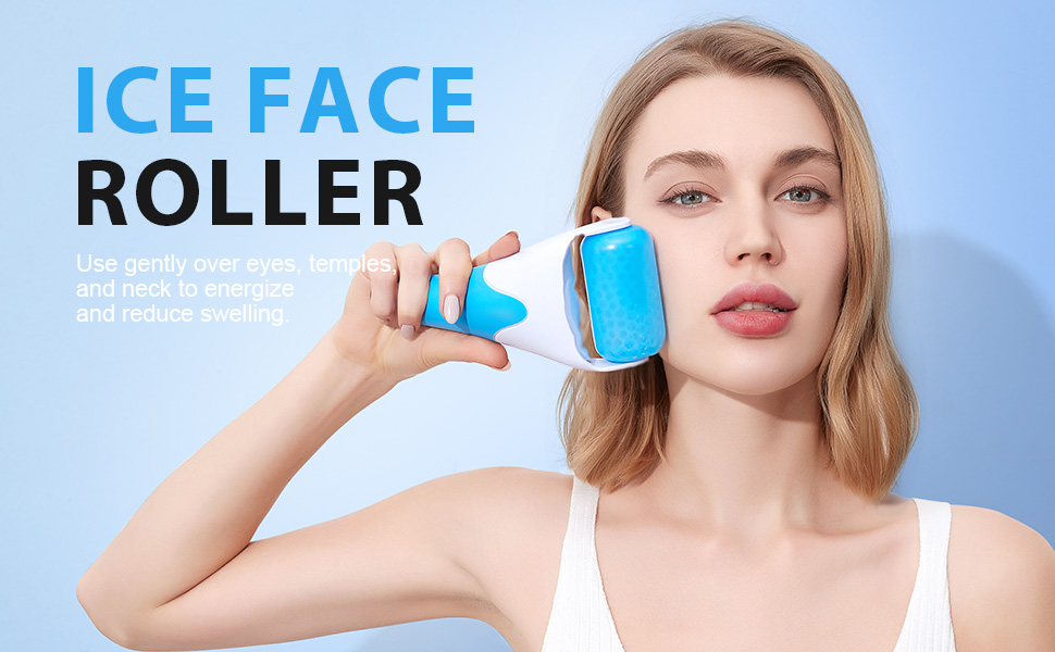 Teenitor Ice Roller for Face, Cold Face Roller, Freezer Face Roller, Facial Tools