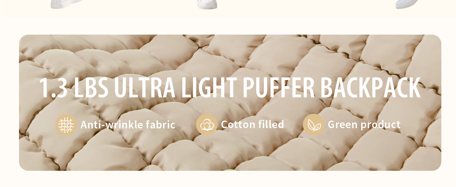 puffy backpack for women