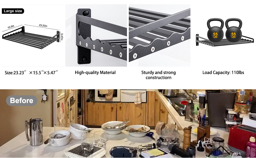 Hanging Microwave Shelf
