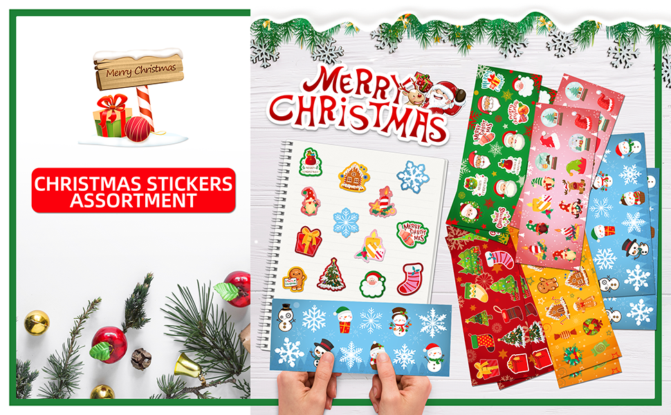 christmas stickers