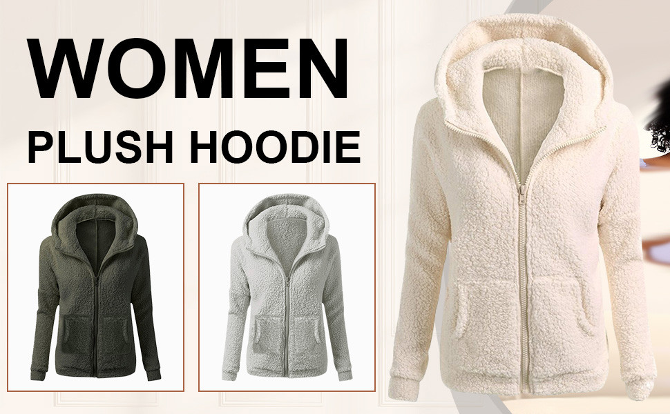 veste polaire femme avec capuche Sweat Polaire Capuche Hiver Chaud veste polaire femme manteau hiver