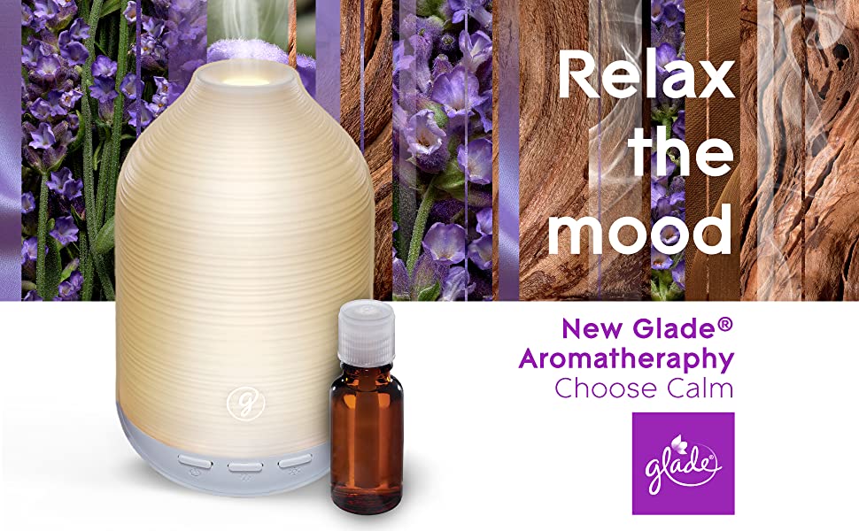 Glade Essential Oil Diffuser Refill, Use with Cool Mist Aromatherapy