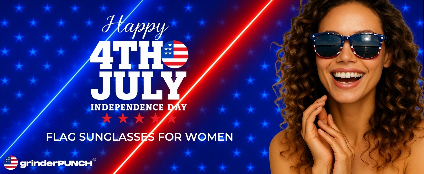 grinderPUNCH Bulk American Sunglasses USA Flag Classic Patriot