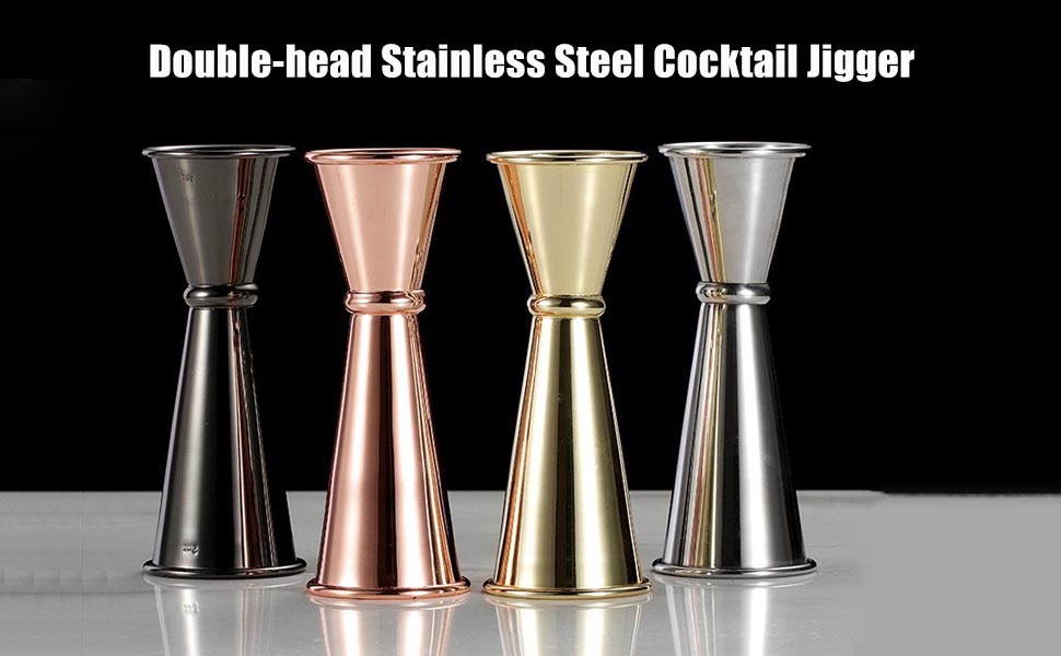 1 Pack Double Cocktail Jigger,Angzhili Stainless Steel Bar