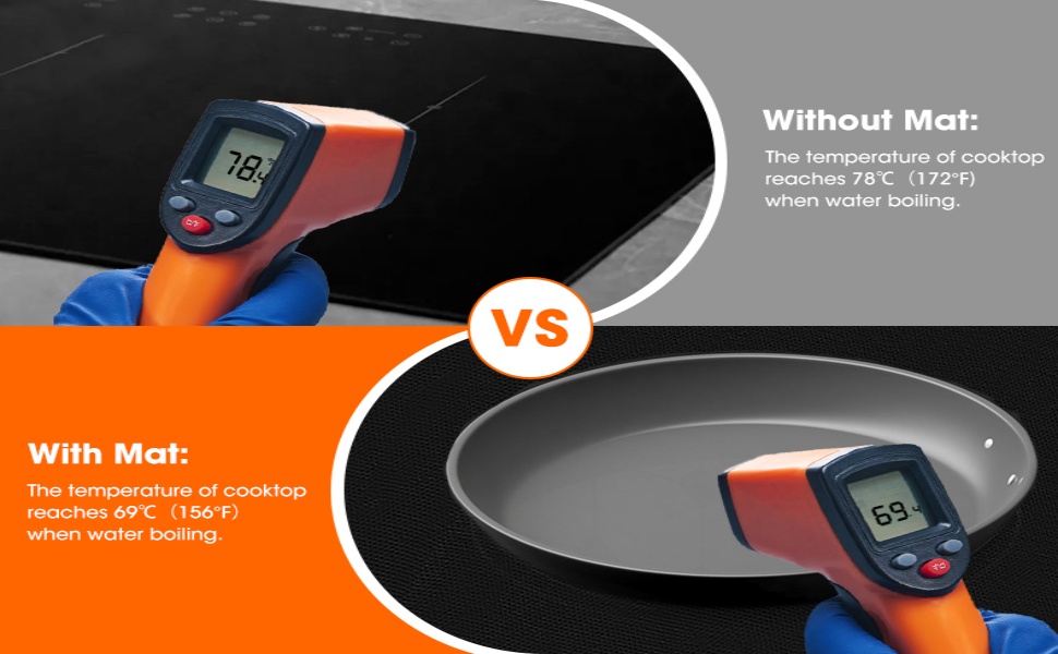 Induction Hob Protector 78 * 52cm, Large Induction Hob Protector Mat