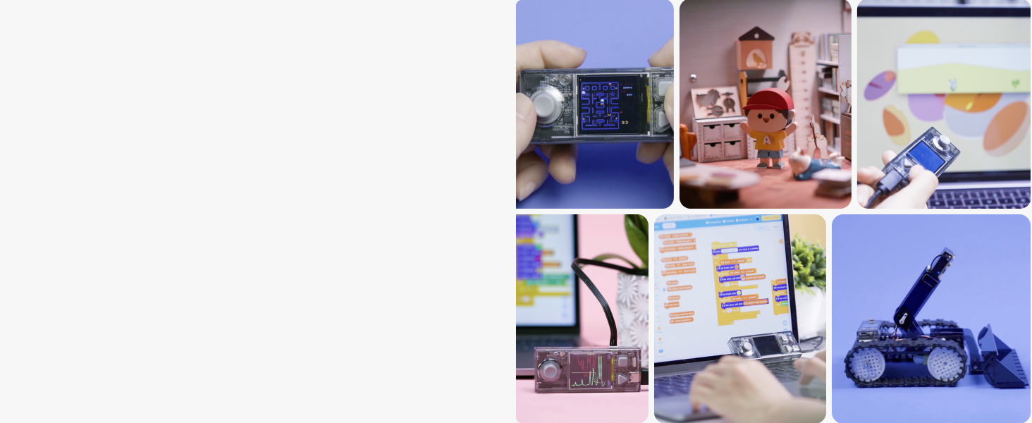 Amazon.com: Makeblock Cyberpi Project-Based Coding Kit, Coding for Kids ...