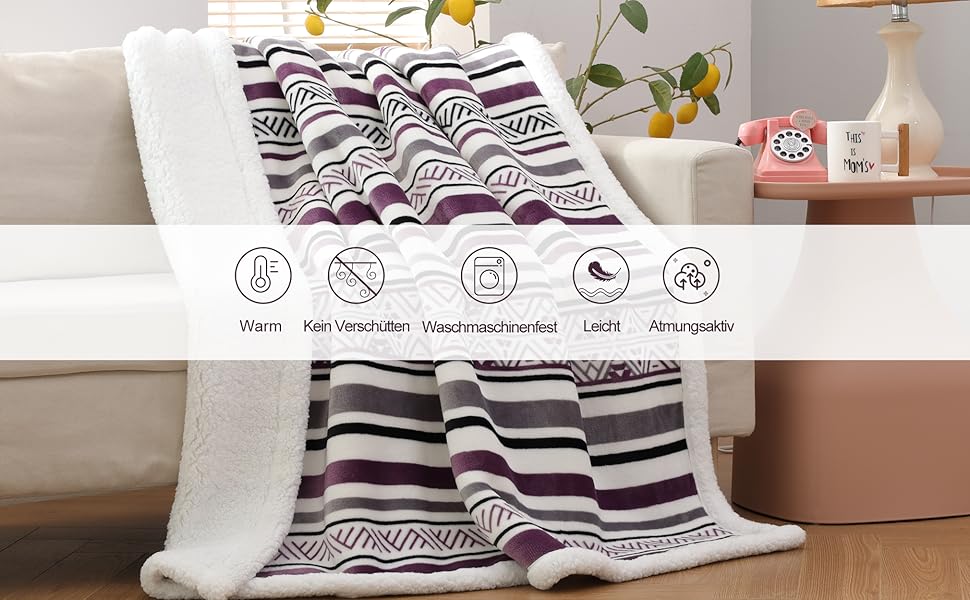 Bohemian Sherpa Blanket