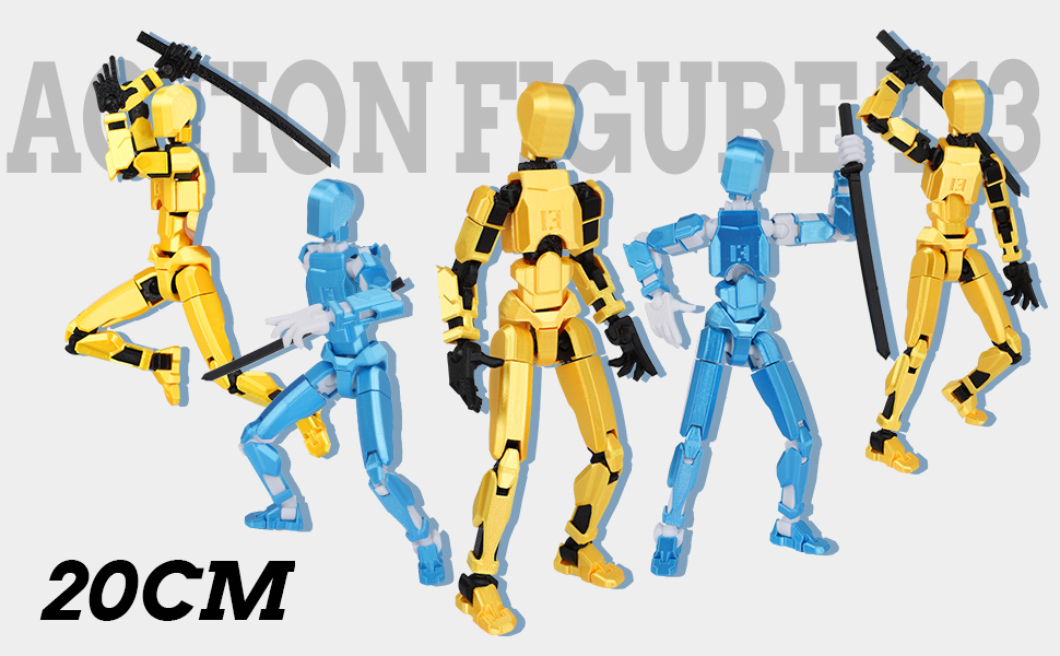 Amazon.com: T13 Action Figure Titan 13 Robot Action Figure