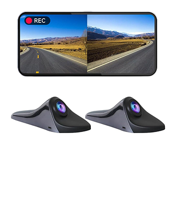 data system ￼ サイドビューカメラ2個　スプリッター　モニターセット Amazon | ULOPOPタッチスクリーンサイドカメラ モニター セット サイド