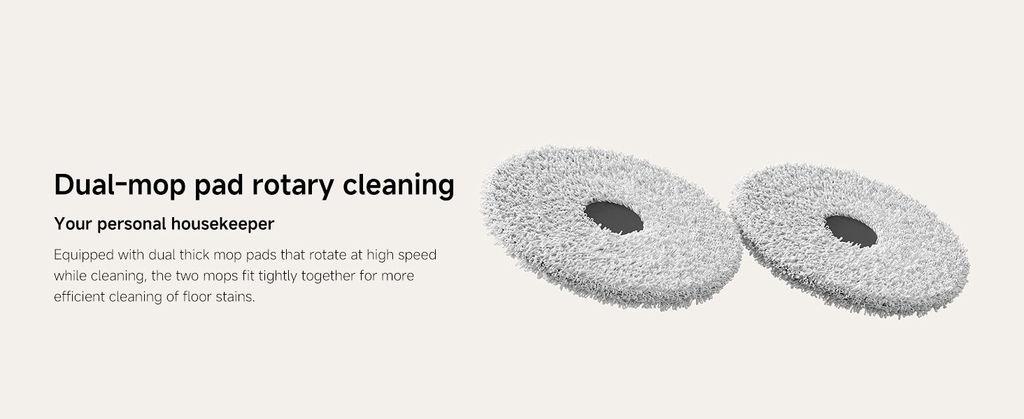 mop pad rotary cleaning