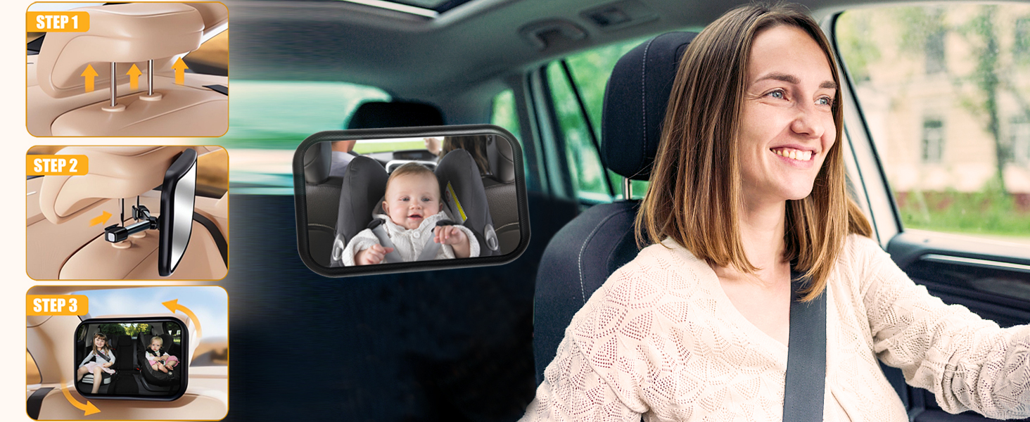 spiegel auto baby rückbank