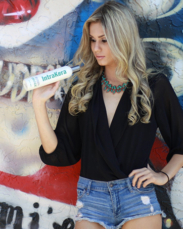 Leave-in conditioner Intrakera mask hair curls 