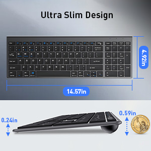 Ultra slim design