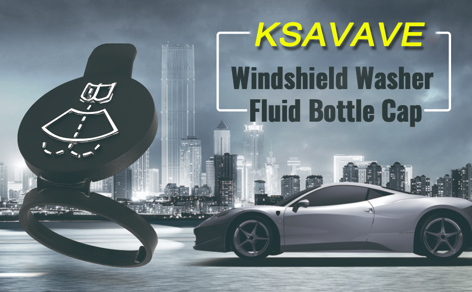 KASTWAVE Windshield Wiper Washer Fluid Reservoir Tank Bottle Cap Replacement for Chevrolet for