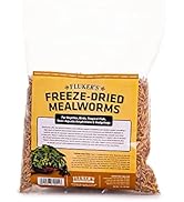 Fluker's Freeze Dried Mealworms for Reptiles, Packed with Protein and Essential Nutrients, 1 lb V...