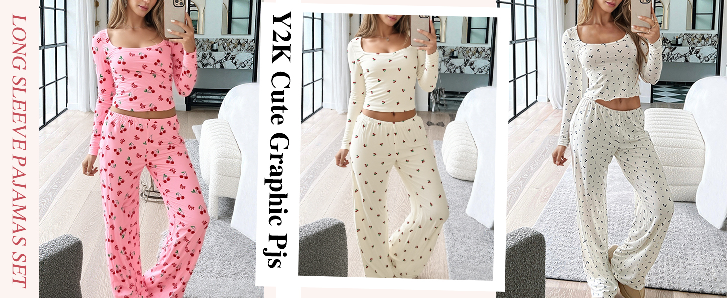 Womens cute pajama sets