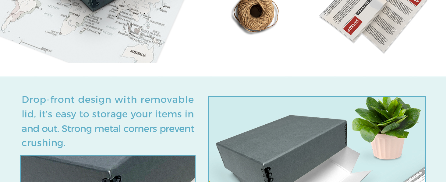 Golden State Art, Archival Storage Box, AcidFree Drop