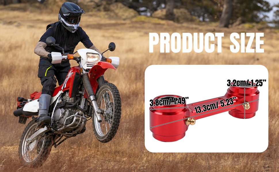 OICCTBF Red 1.18in/30mm Lowering Link for Honda XR650L 1993