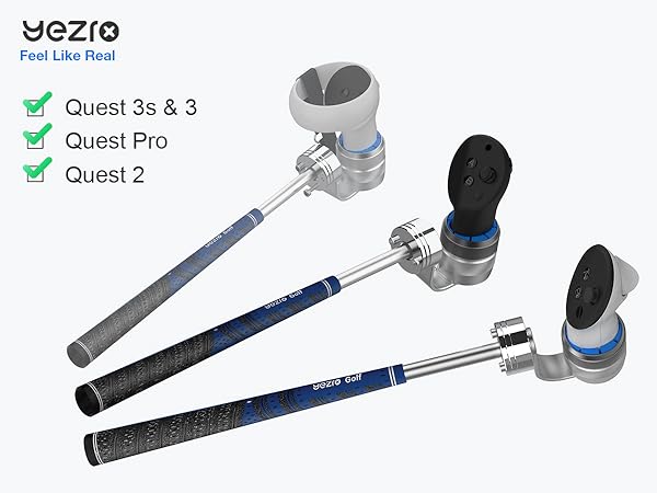 Amazon.com: YEZRO Golf Club Attachment for Meta Quest 3S/3