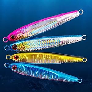 Amazon.co.jp: メタルジグ タチウオジギング TGベイト風 80g 4