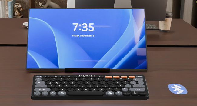 Amkette Optimus Bluetooth 4-in-1 Wireless Keyboard