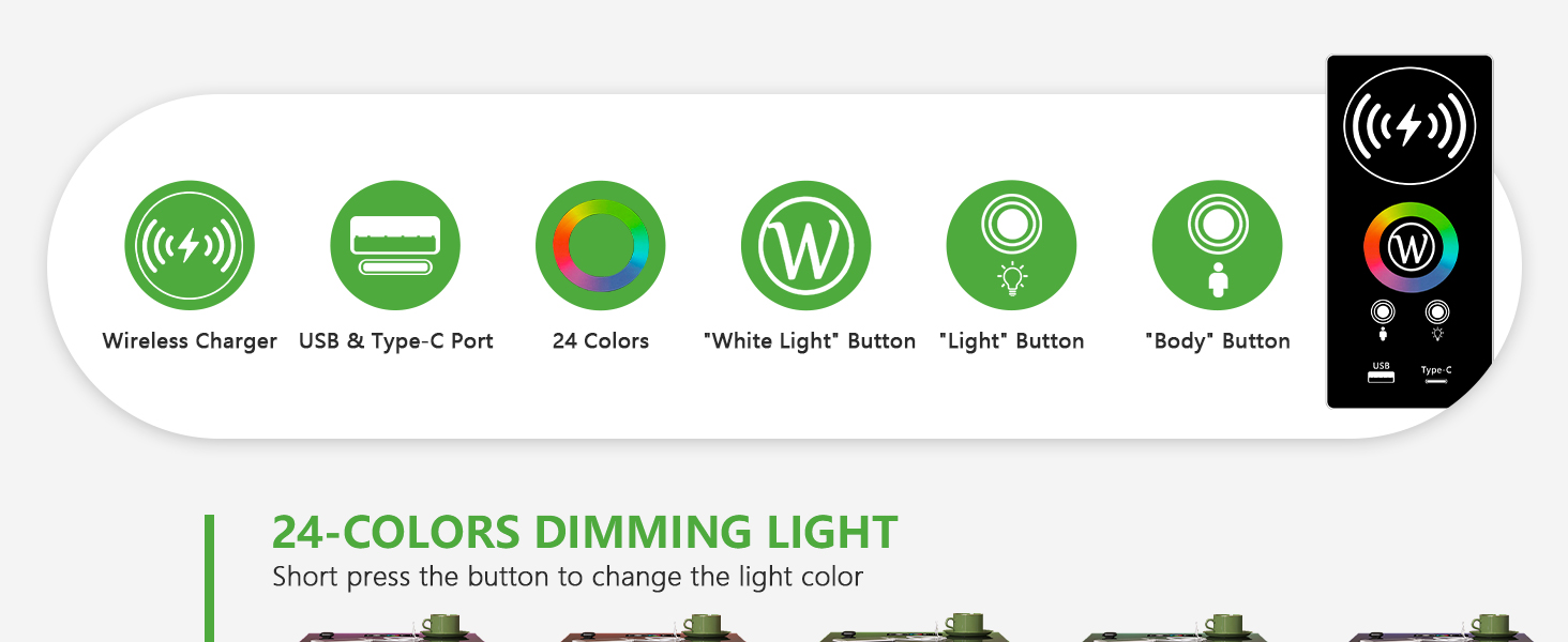 night stand,nightstand,white nightstand,night stand with charging station,modern nightstand