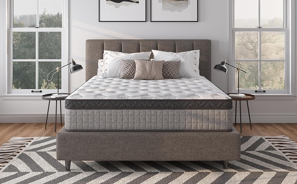 12 inch queen mattress queen size in a box