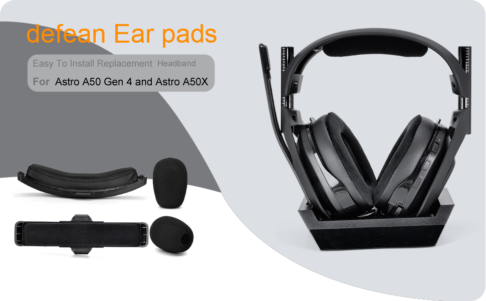 Amazon.com: A50X A50 Gen 4 2PCS Headband and Microphone Foam