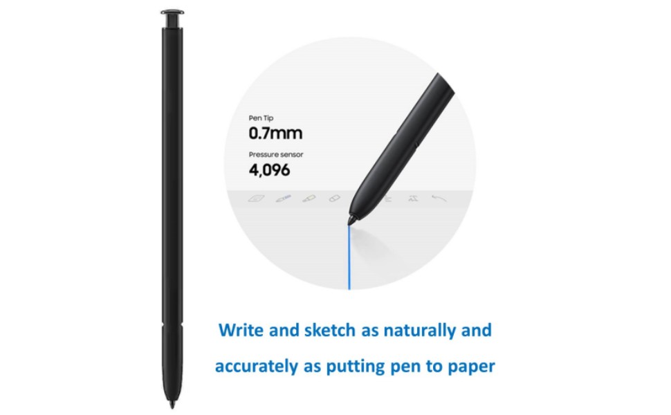 Note 20 Ultra S Pen [withBluetooth] [Pen Tips 0.7mm] [4096