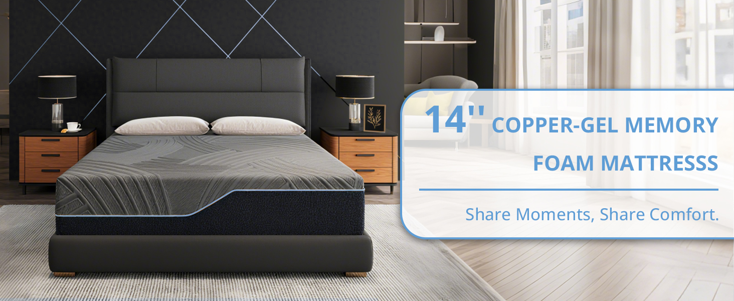 14 inch memory foam mattress