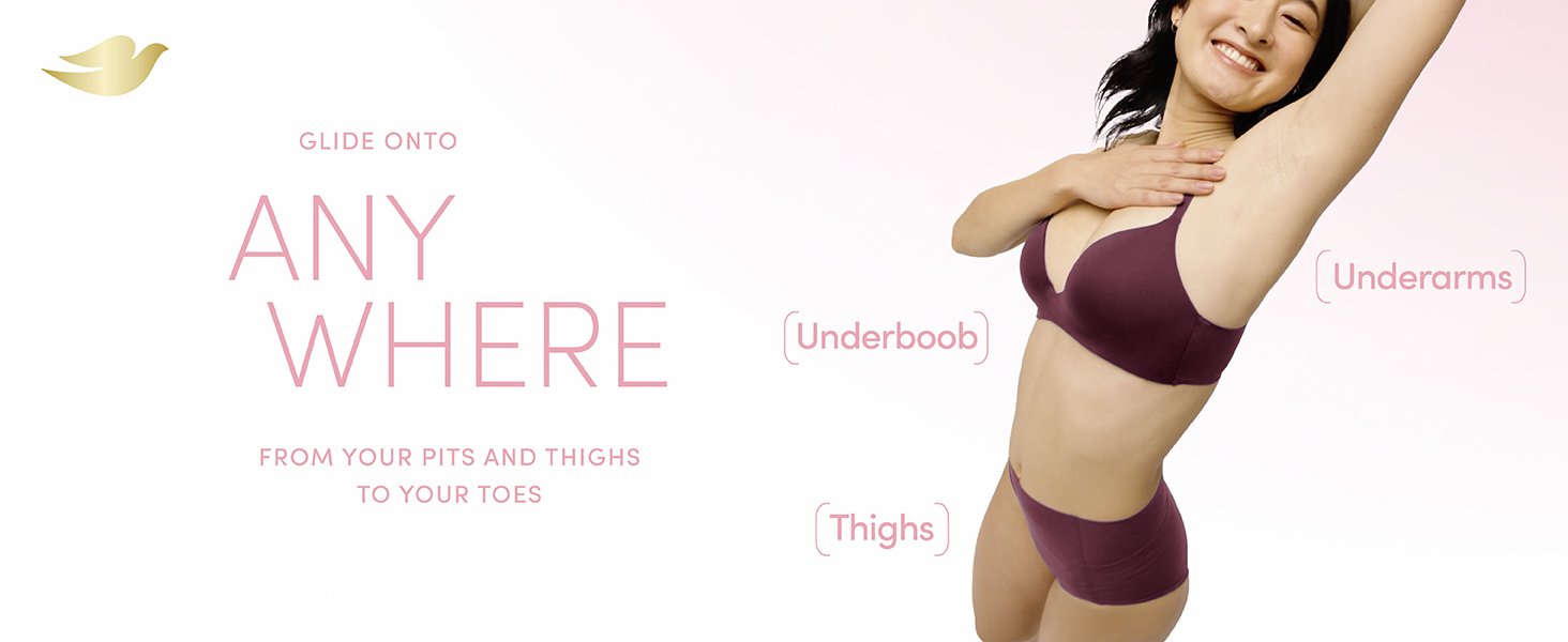 Rub in ANYWHERE from your pits and privates to your toes.