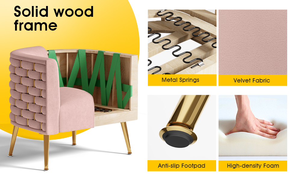 Solid wood frame