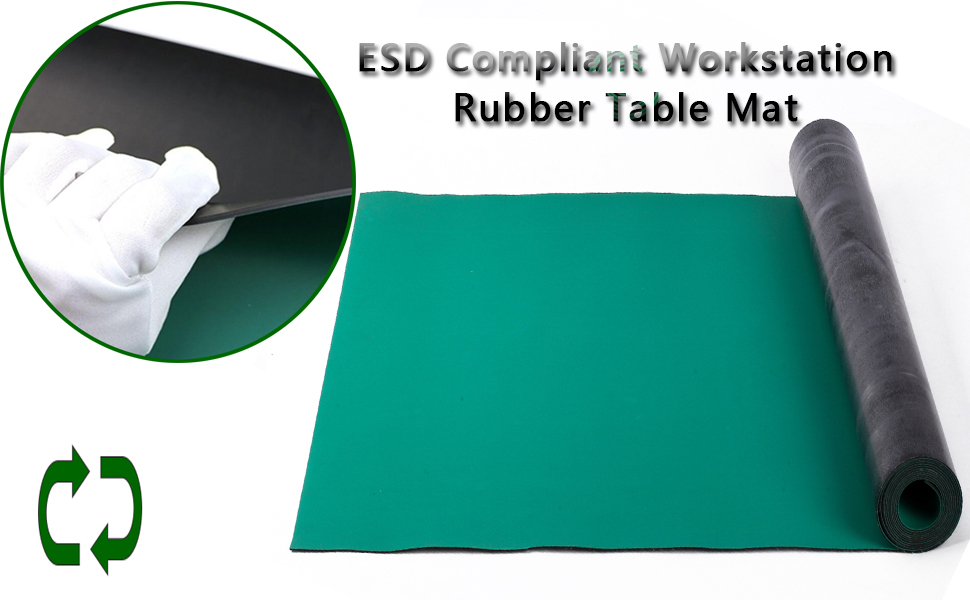 MYOYAY Anti Static Mat Large Soldering Mat 300×60cm ESD High