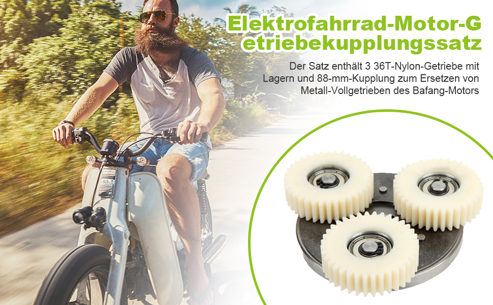 36T Electric Bicycle Transmission Clutch Kit 