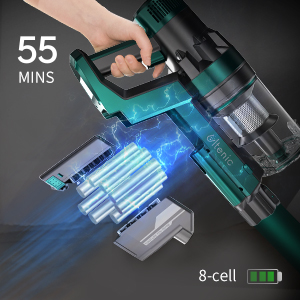 ULTENIC U11 - Cordless Vacuum Cleaner - 25000Pa - 4 In 1 Hoover - 3 Adjustable Modes - 55Mins Runtime 15 cordless cleaner Detachable Battery