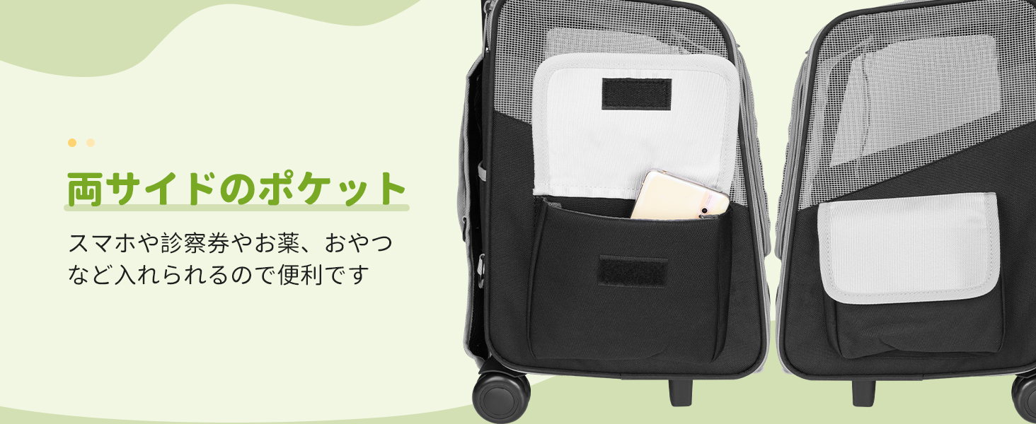 ペットのバックパック、ペットキャリーリュック、猫 キャリー 2匹用 クレート 中型犬