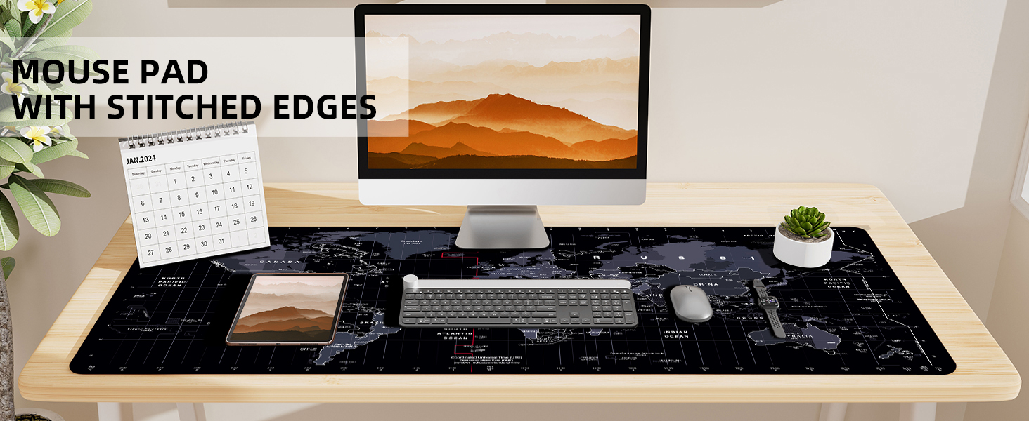 XXL Large Mouse Pad，NonSlip Waterproof Rubber Base Mouse