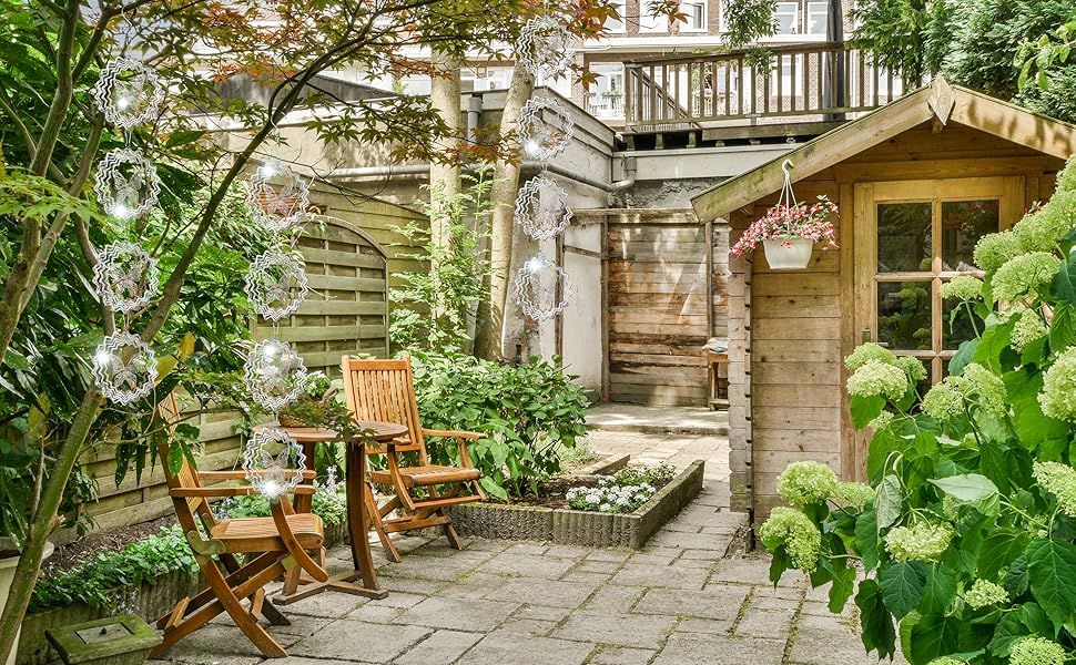 Wind Spinners Outdoor, 12Pack Devices Keep Birds Away, How