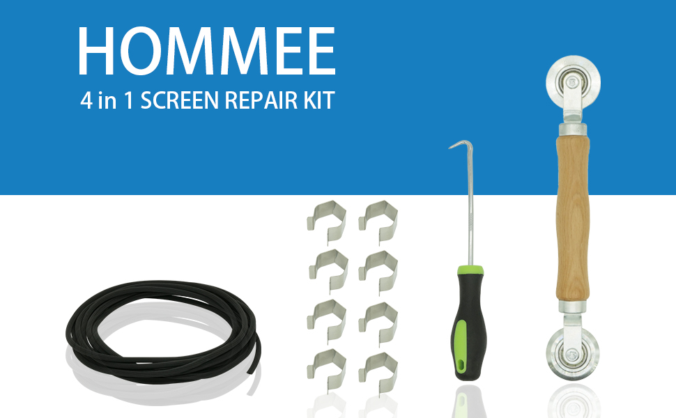 HOMMEE Screen Repair KitScreen Roller Tool with Bearing,Screen