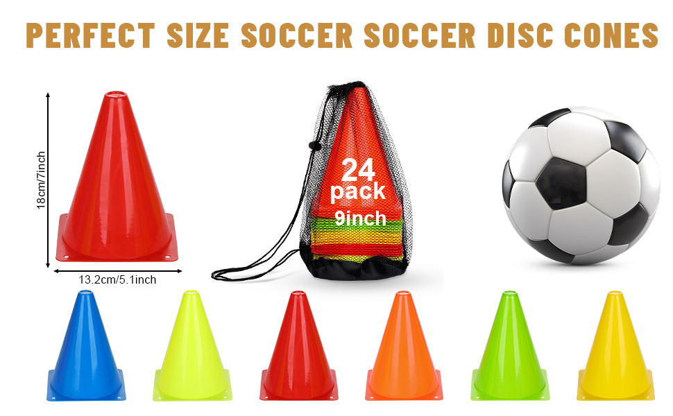 soccer cones