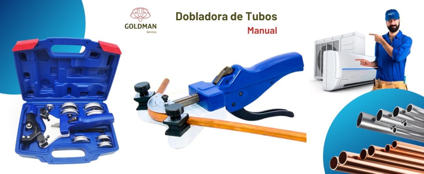 dobladora de tubos manual