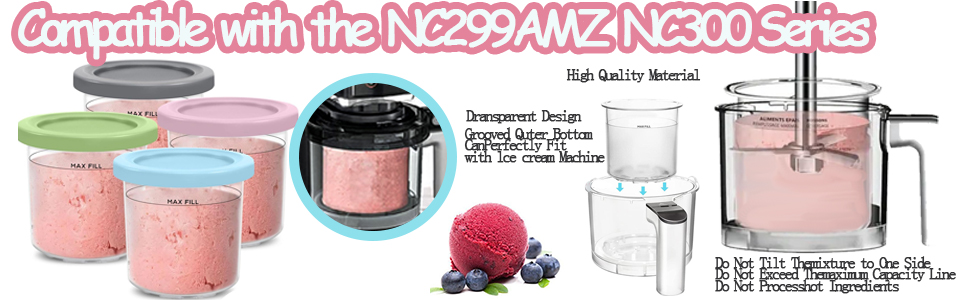 Compatible with Ninja NC299AMZ NC300 Series
