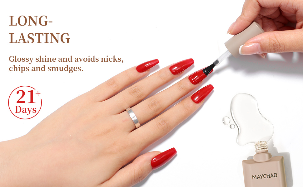 clear base and top coat