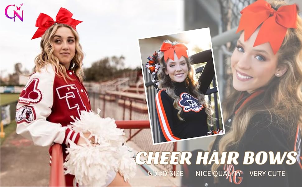 Amazon.com : CN Large Cheer bow 8