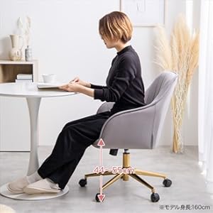 未使用 Maisie メイジー キャスター付き ベロアデスクチェア ピンク 楽天市場】デスクチェア オフィスチェア ベロア ハイバック