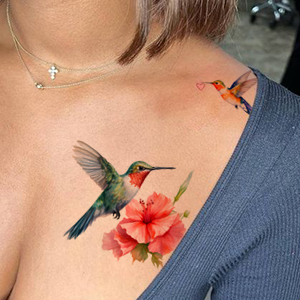 Watercolor tattoos for women