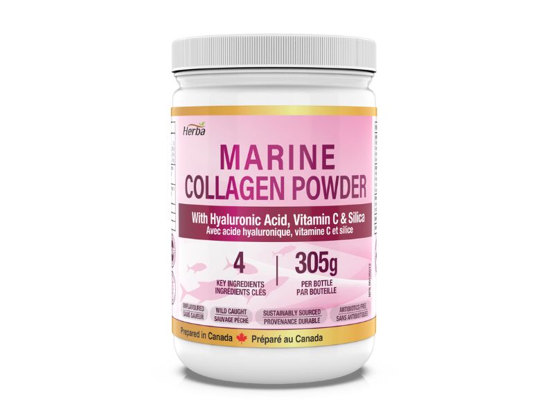 Marine collagen bottle